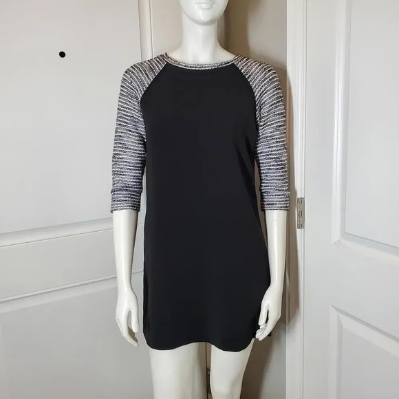 Ann Taylor Loft Black Tweed Work Dress Size 2P 2 Petite NWOT - Picture 1 of 14